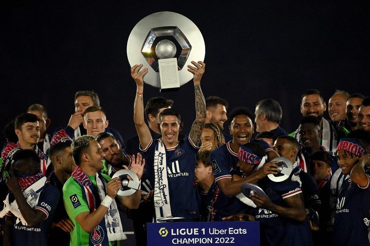 Di Maria a remporté la Ligue 1 avec le PSG.