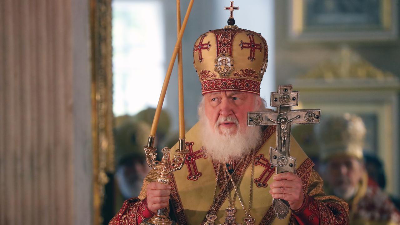 Le patriarche Kirill, le chef de l'Église orthodoxe russe en Russie.