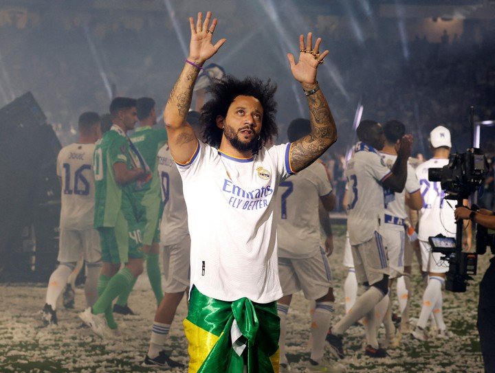 Marcelo a fait ses adieux à Madrid après avoir remporté la Ligue des champions.