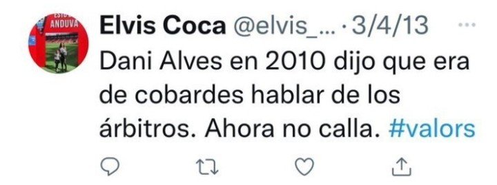 Les tweets d'Elvis Coca.