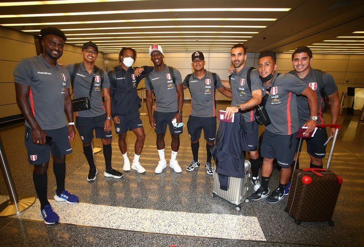 L'équipe nationale du Pérou au Qatar.
