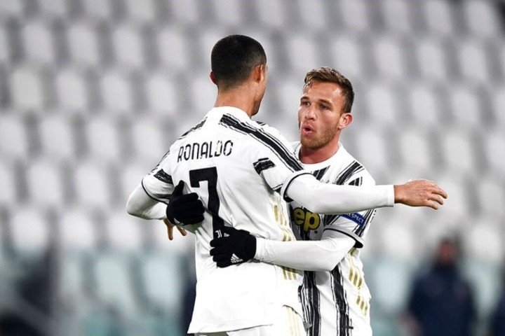 Arthur Melo à la Juventus aux côtés de Cristiano Ronaldo.
