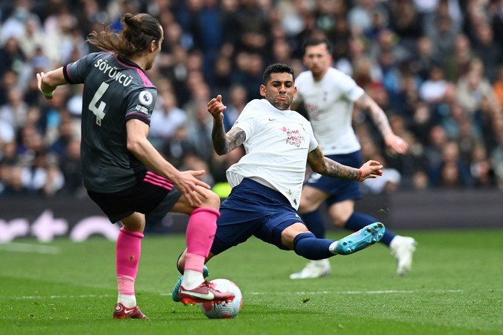 Romero en action chez les Spurs (AFP).