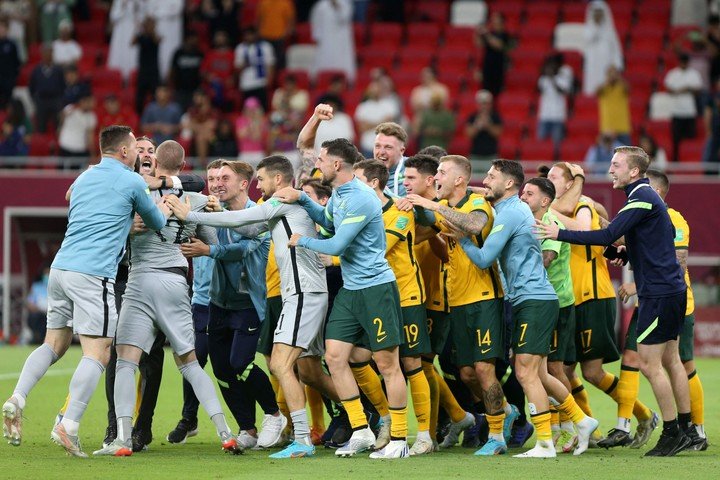 L'Australie a battu le Pérou aux tirs au but (Photo : AFP).