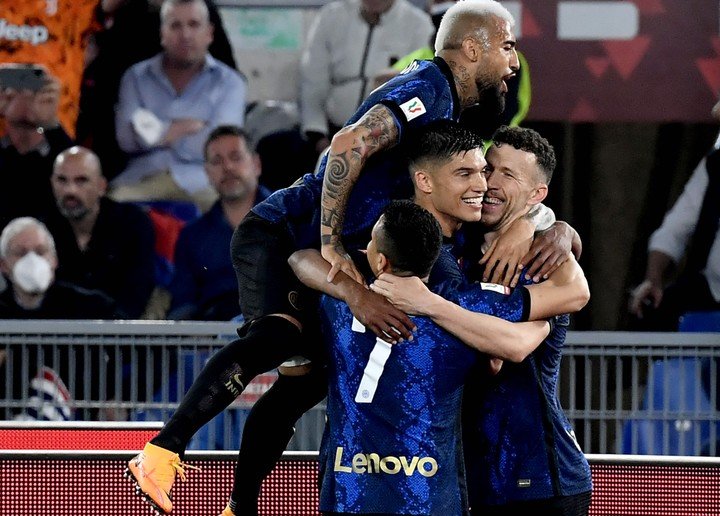 L'Inter affronte la Juventus en finale de la Coppa Italia (Photo : AFP).