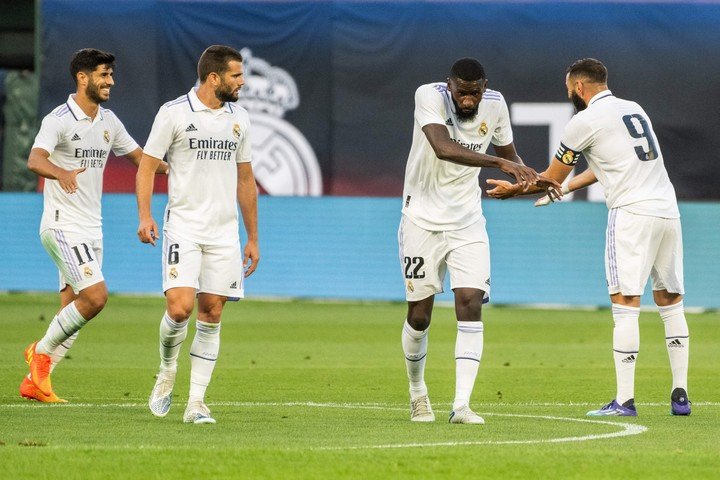 Le Real Madrid a également dévoilé le sien (Photo : CHRIS TUITE / AFP)