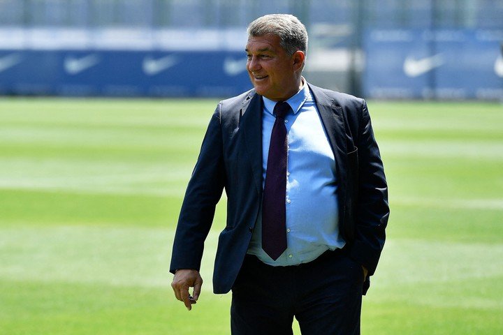 Le sexagénaire est président des Blaugrana depuis un an (Photo : AFP).