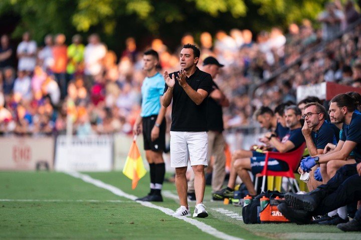 Xavi souhaite que le Français renforce la défense (photo FC Barcelona Press).