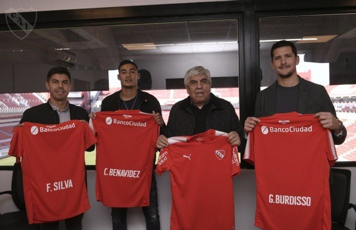 En 2018 : Moyano a annoncé Francisco Silva, Benavídez et Burdisso.