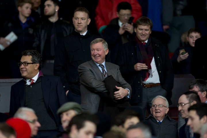 Ferguson est toujours présent à Old Trafford. Une légende vivante (AP)