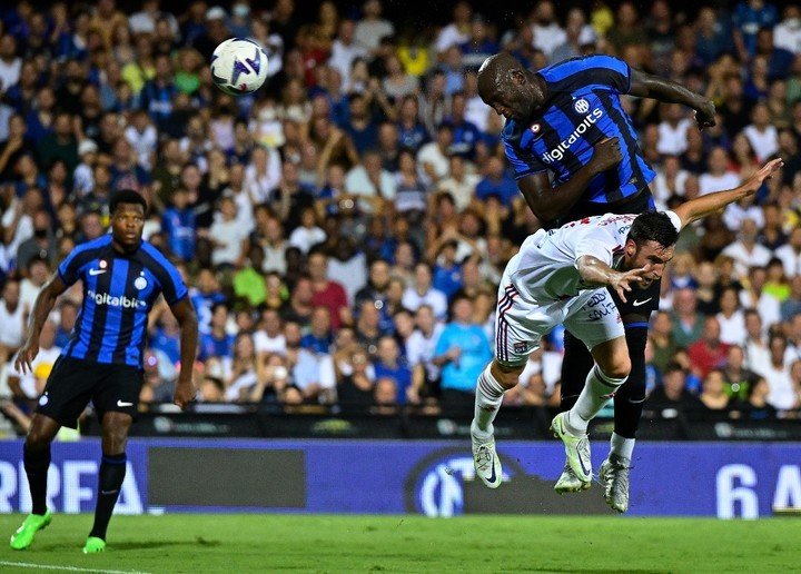 Inter contre Lyon (Photos Twitter Inter).
