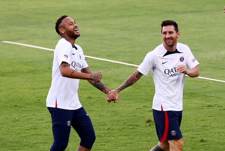Leo et Neymar seront partenaires (REUTERS/Ronen Zvulun).