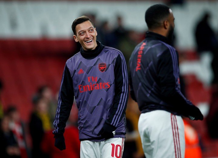 Mesut Ozil lors de son passage à Arsenal (REUTERS)