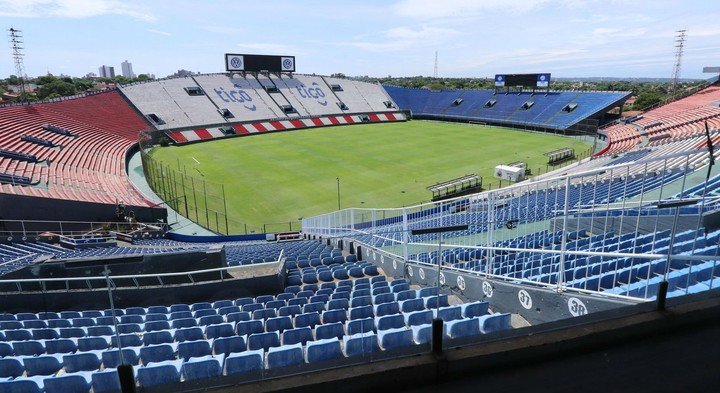 Le stade Defensores del Chaco (Source : Twitter).