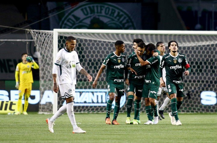La victoire de Palmeiras contre Goiás lors de la 21e journée du Brasileirão (Photo : REUTERS).