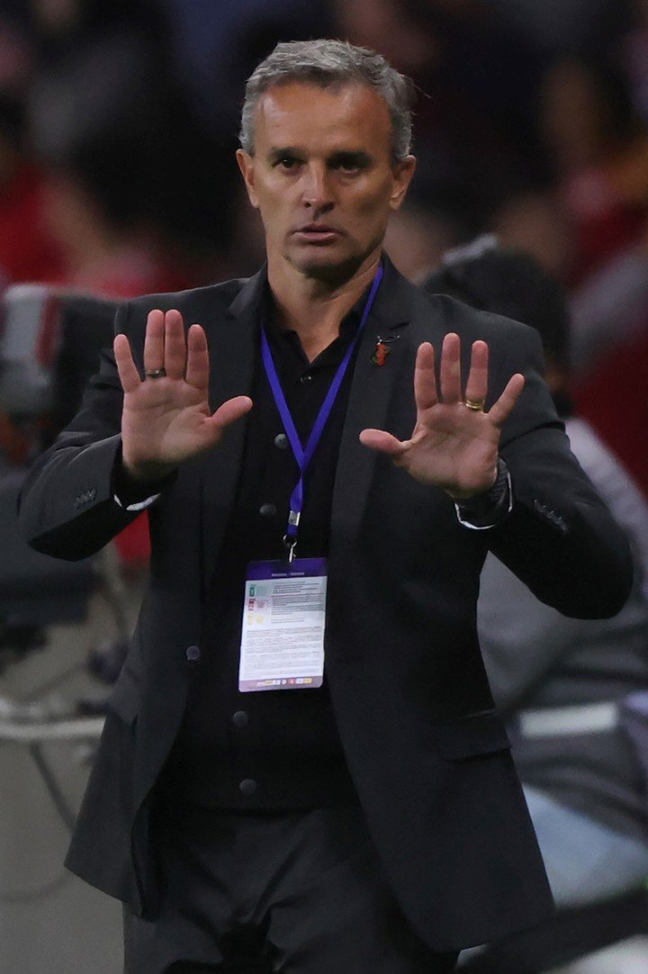 Lavallén, l'entraîneur. (Photo par SILVIO AVILA / AFP)