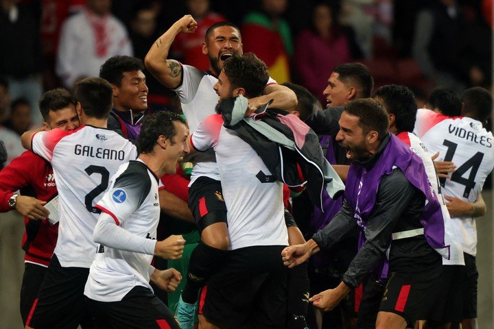L'équipe de Lavallén a réussi un exploit historique au Brésil (Photo : AFP).