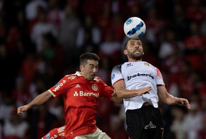 Cristian Bordacahar, en action contre l'Inter (AP)
