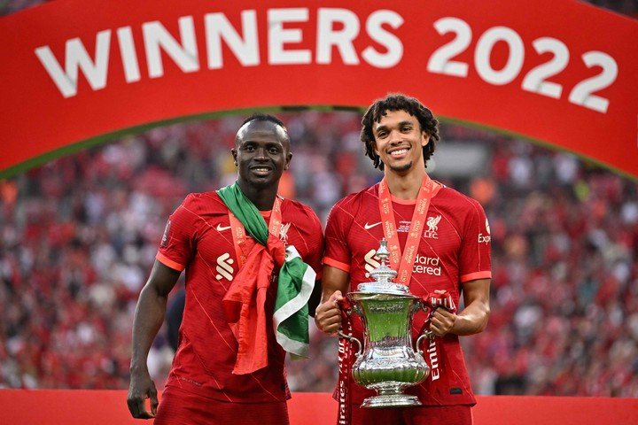 La FA Cup, le dernier titre que Sadio Mané a remporté à Liverpool (Photo : AFP).