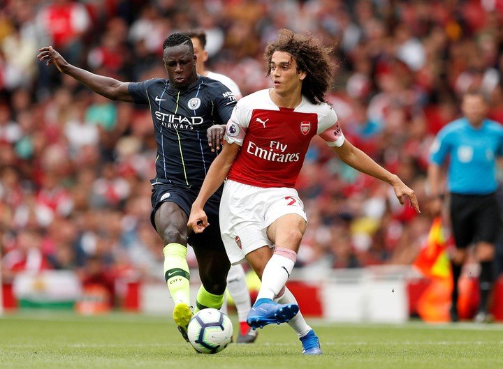Benjamin Mendy lors d'un match de Premier League contre Arsenal en 2018 (Photo : Reuters).
