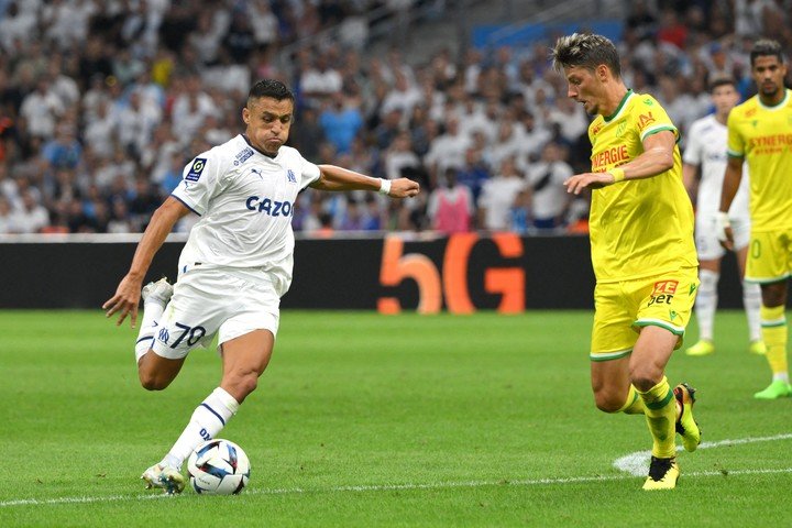 Alexis Sanchez a résilié son contrat avec l'Inter et est le nouveau joueur de l'Olympique de Marseille (Photo : AFP).