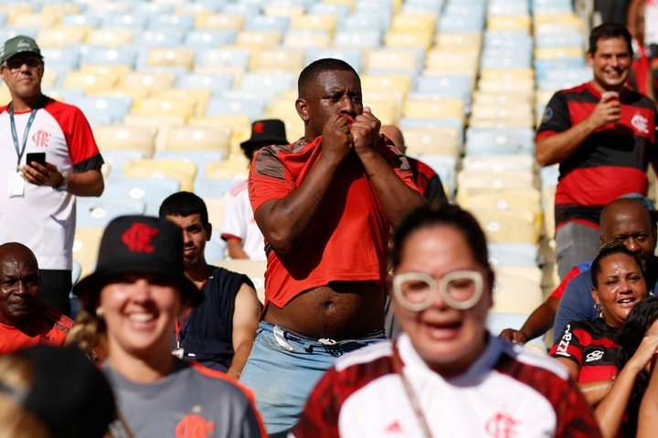 Le grand mouvement de Rubro Negro avec leurs fans en situation de rue (photo @Flamengo).