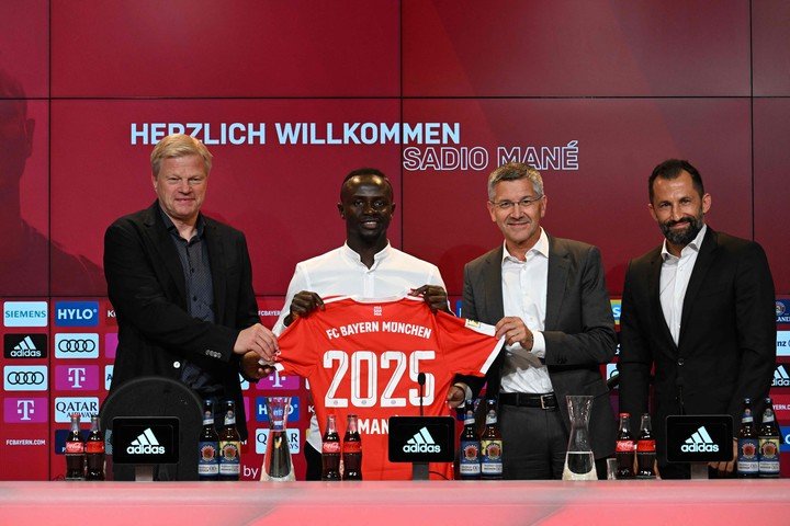 Sadio Mané a signé avec le Bayern Munich jusqu'en juin 2025 (Photo : AFP).