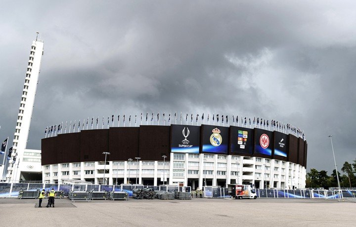 Le stade qui accueillera le match. Photo : Roni Rekomaa/Lehtikuva via REUTERS
.