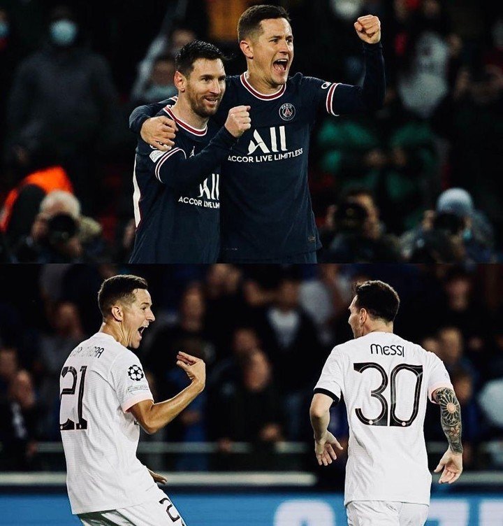 Messi a dit au revoir à Paredes et à Ander Herrera.
