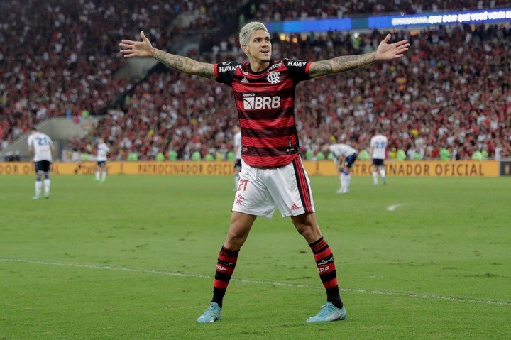 Pedro, le meilleur buteur de la Libertadores (EFE)