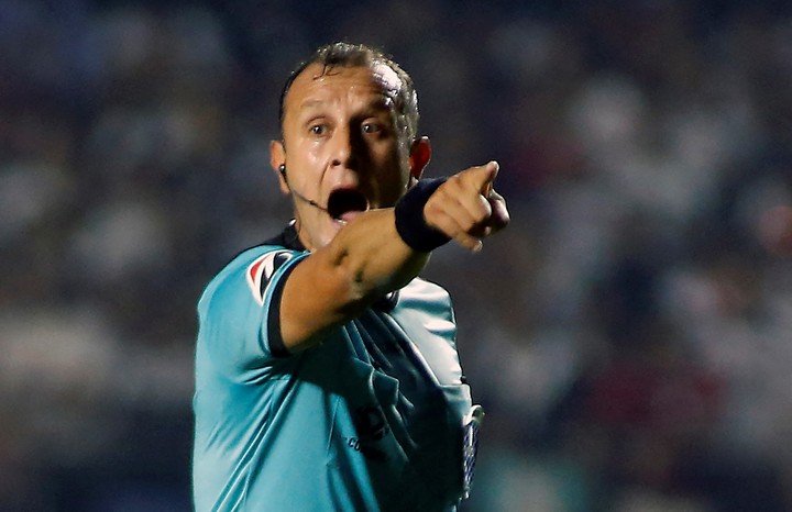 Calleri lors du match de demi-finale de la Sudamericana.