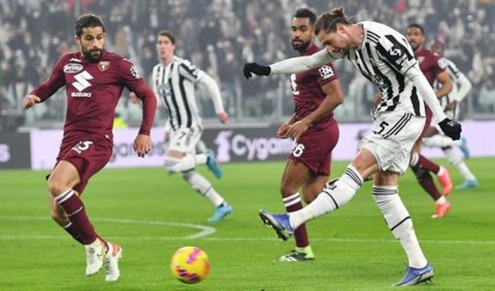 Juventus 1-1 Torino lors du Derby de Turin joué en février (Photo : EFE)
