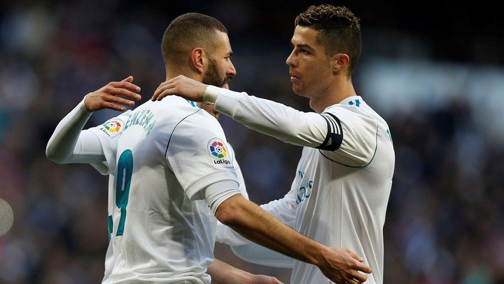 Benzema et Cristiano au Real Madrid.