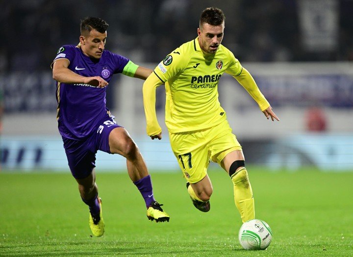 Giovani Lo Celso a débuté pour l'équipe d'Unai Emery (Photo : EFE).