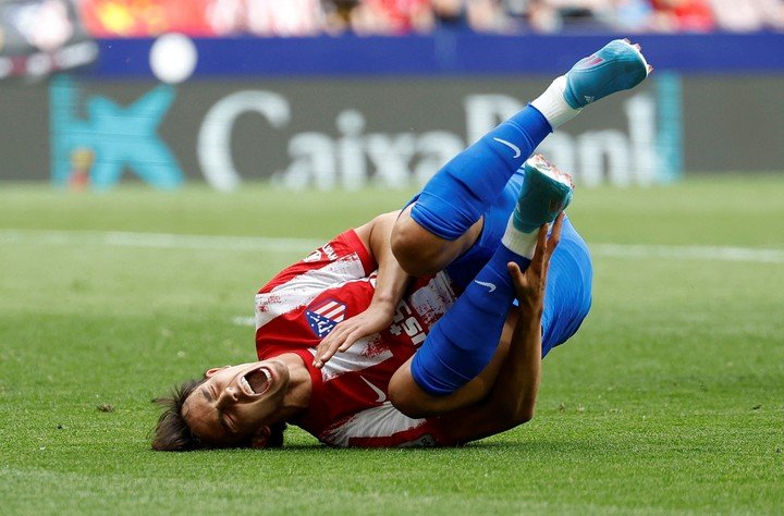 Depuis son arrivée à l'Atlético, l'attaquant a souffert de plusieurs blessures (REUTERS/Juan Medina).