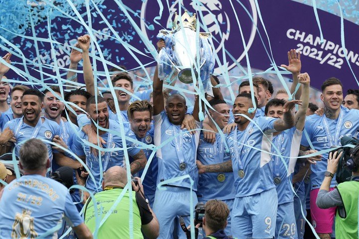 City a remporté une Premier League contestée en 2022. (EFE/EPA/ANDREW YATES)
