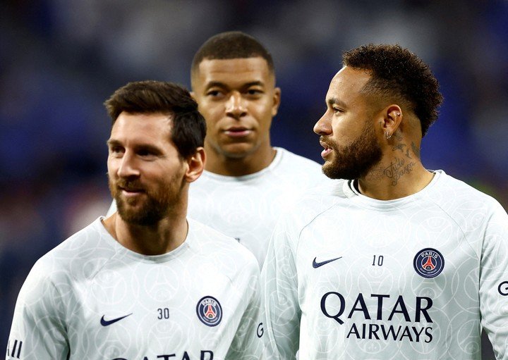 Neymar, Lionel Messi et Kylian Mbappé, les stars du PSG (Photo : REUTERS).